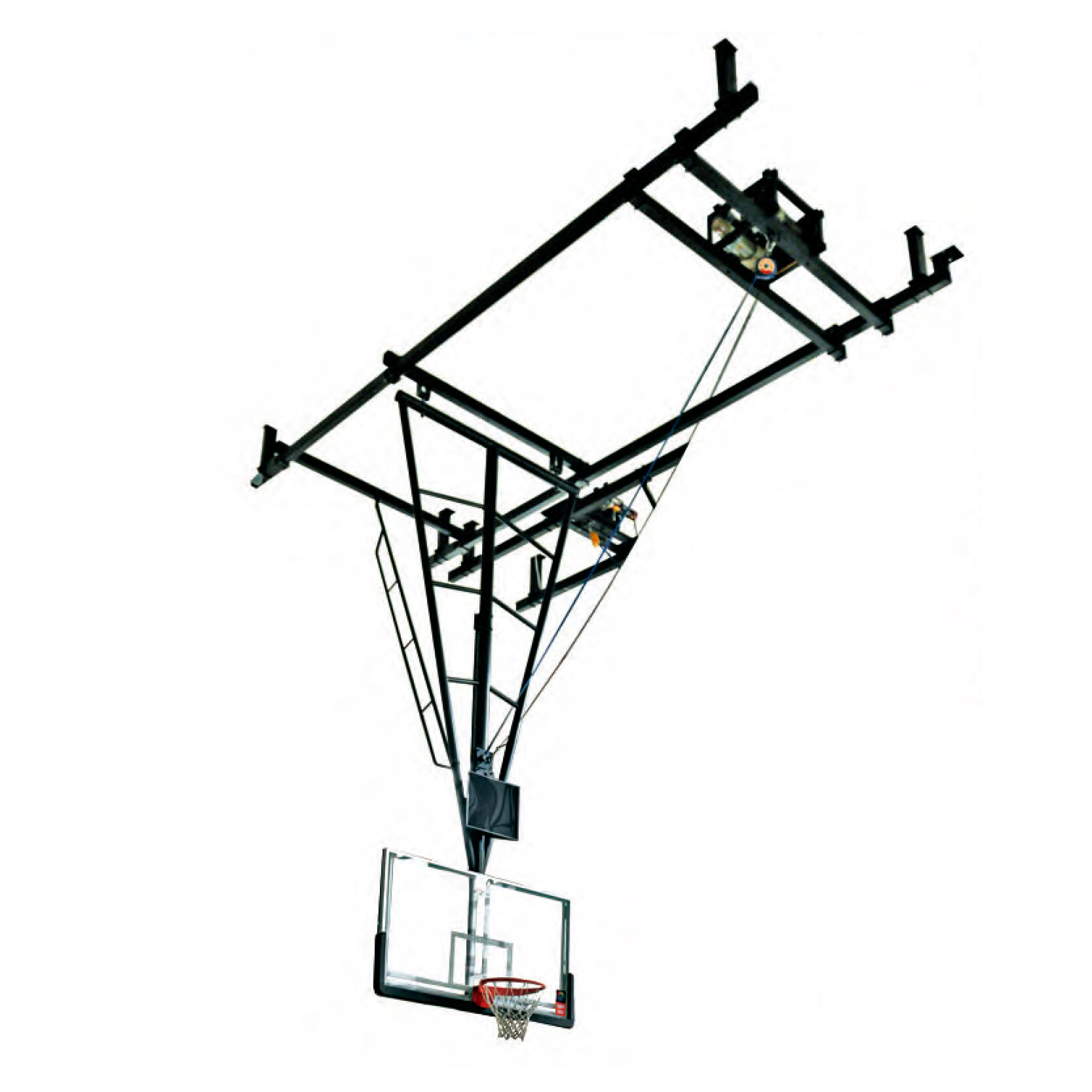 HKXB-1001 Electric suspended basketball stand (tube)
